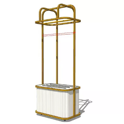 Image d'un chariot &agrave; bagages de luxe et sur mesure