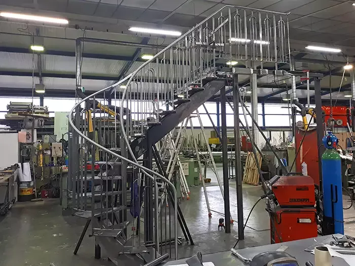 Photo d'un fabricant d'escalier en métal