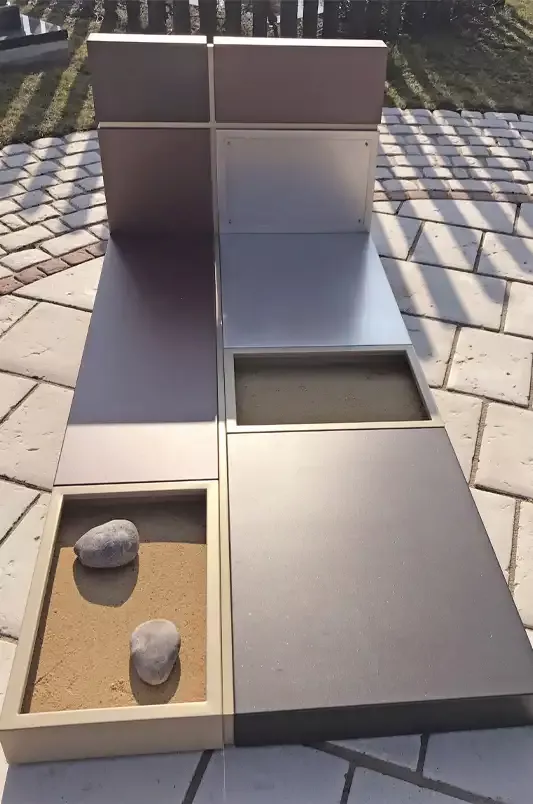 Photo d'un Monument funéraire en acier inox